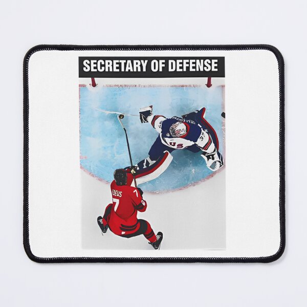 Item preview, Secretary of Defense Hockey - Connor Hellebuyck designed and sold by CLOUDYMOODS.