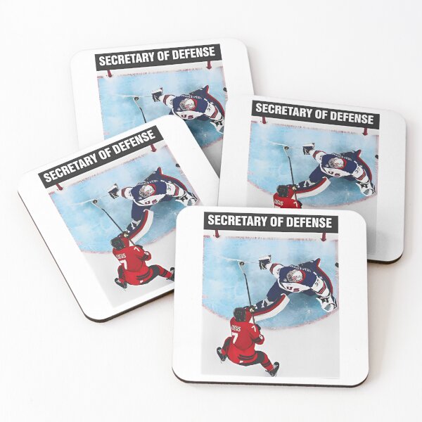 Item preview, Secretary of Defense Hockey - Connor Hellebuyck designed and sold by CLOUDYMOODS.