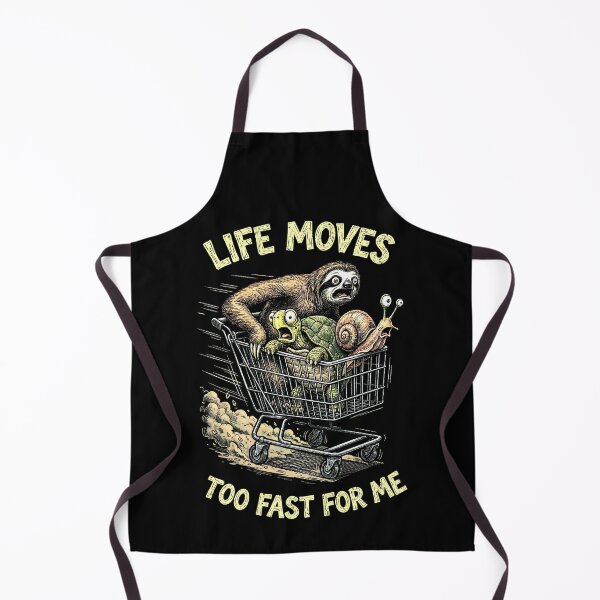 Item preview, Sloth Turtle Snail Funny Animals Life Moves Too Fast designed and sold by GrandeDuc.