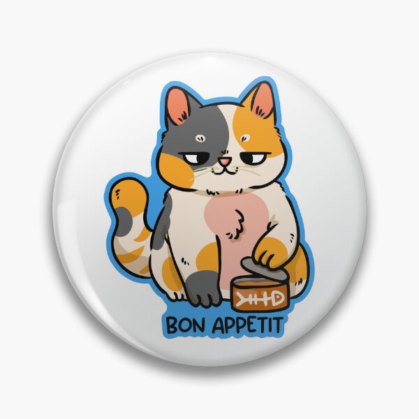Item preview, Sassy Calico Cat Bon Appetit designed and sold by jinmkh.