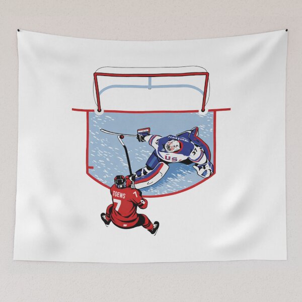 Item preview, USA Men's Hockey Hellebuyck Game Saving Stop designed and sold by CLOUDYMOODS.
