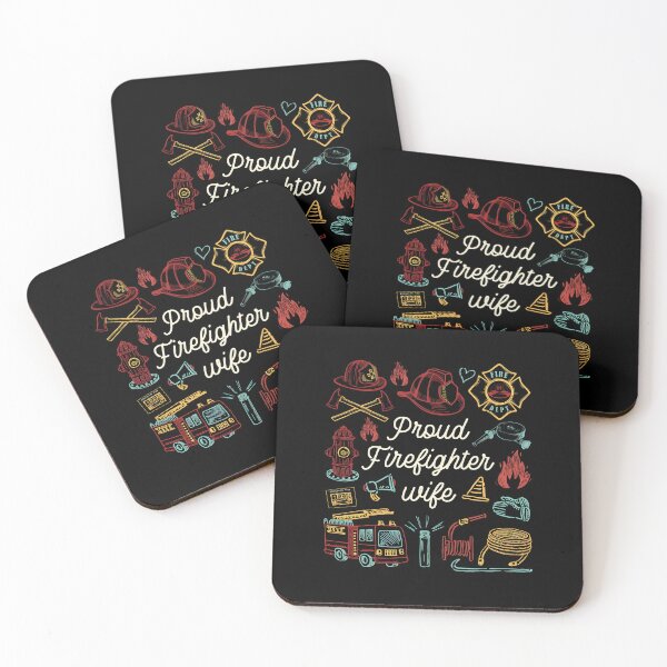 Item preview, Proud Firefighter Wife designed and sold by Lakatosarpad.