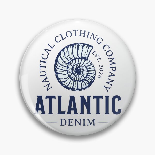 Item preview, Atlantic Shell - Nautical Denim designed and sold by Phanteom.
