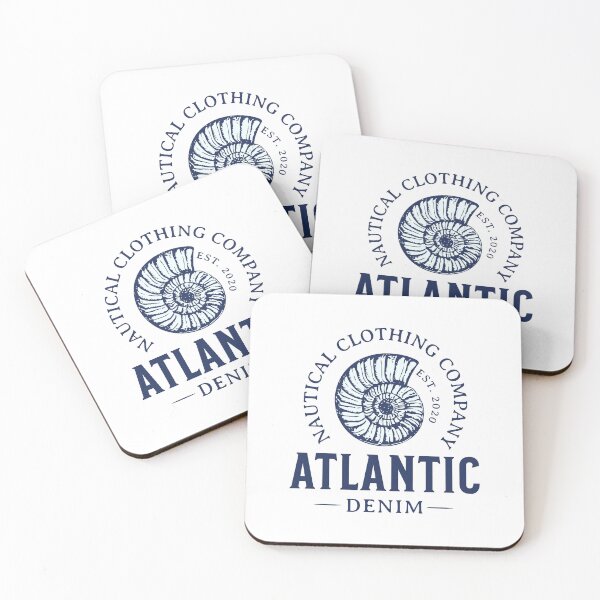 Item preview, Atlantic Shell - Nautical Denim designed and sold by Phanteom.