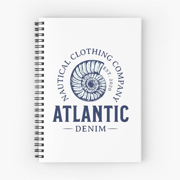 Item preview, Atlantic Shell - Nautical Denim designed and sold by Phanteom.