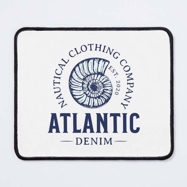 Item preview, Atlantic Shell - Nautical Denim designed and sold by Phanteom.