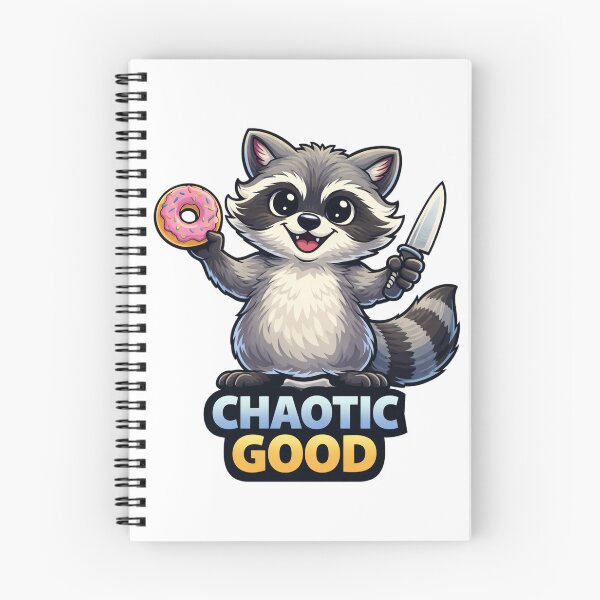 Item preview, Chaotic Good Raccoon Funny Design designed and sold by the-dovlat.