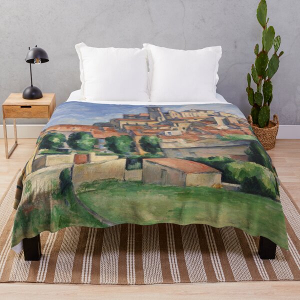 Item preview, Gardanne by Paul Cézanne: Sunlit Provençal Village Fine Art Poster designed and sold by artofuniverse.