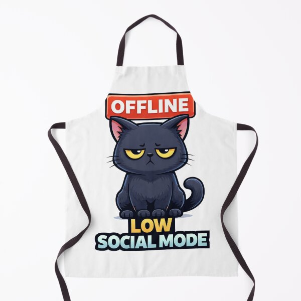 Item preview, Offline Low Social Mode Cat designed and sold by the-dovlat.