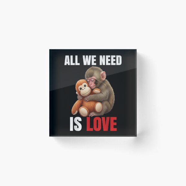 Item preview, Baby Monkey Punch All We Need is Love designed and sold by DakirooStudio.