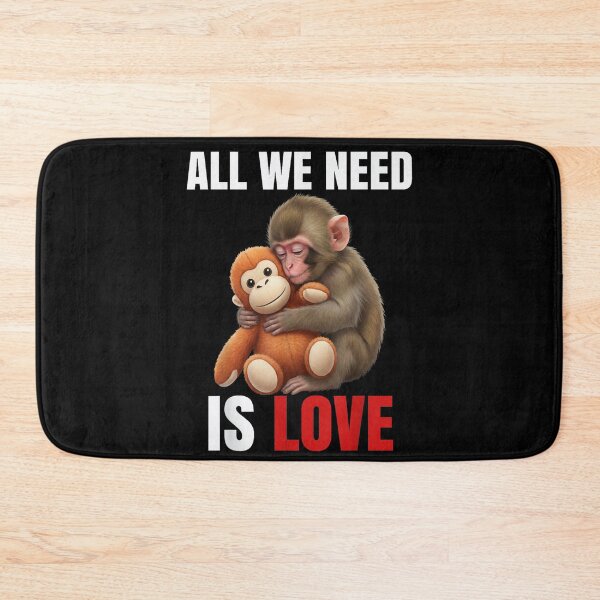 Item preview, Baby Monkey Punch All We Need is Love designed and sold by DakirooStudio.