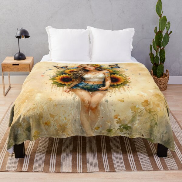Item preview, The Girl Who Grows Sunflowers designed and sold by Dawne's Designs.