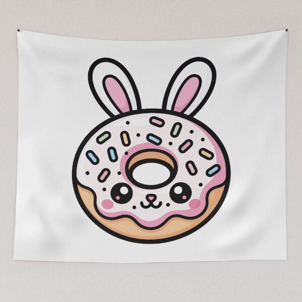 Item preview, Easter Kawaii Bunny Donut designed and sold by jkrphoto.