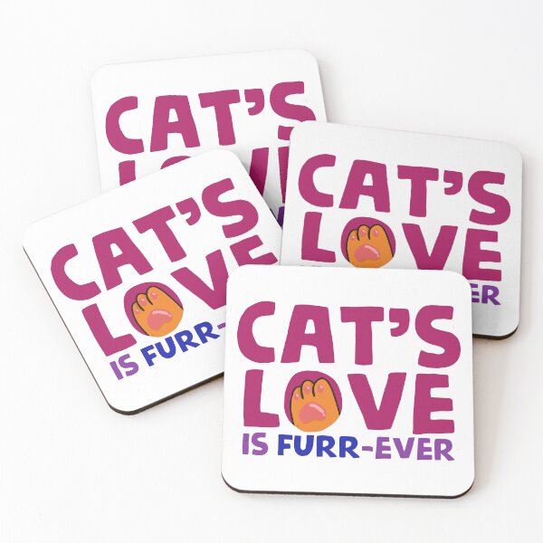 Item preview, Cat Love Is Furr-ever Paw Print designed and sold by jinmkh.