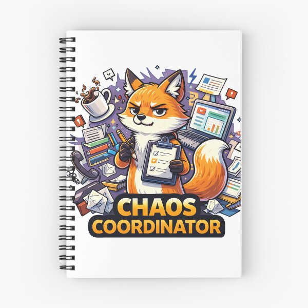 Item preview, Chaos Coordinator Funny Office Fox designed and sold by the-dovlat.