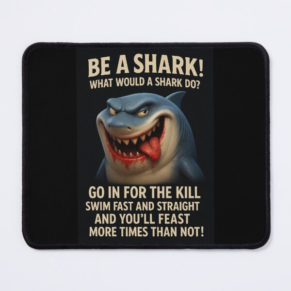 Item preview, Be a Shark – Go In for the Kill Motivation Tee designed and sold by DyfunctionalTee.