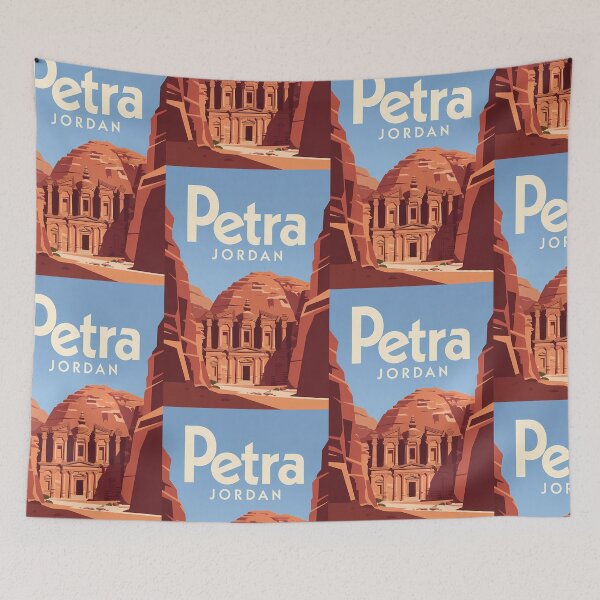 Item preview, Petra Jordan Vintage Travel Wall Art designed and sold by Atlas Poster Co..