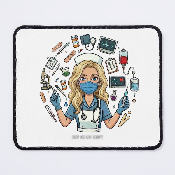 Item preview, Not on my shift (nurse) designed and sold by Nurse Eve.