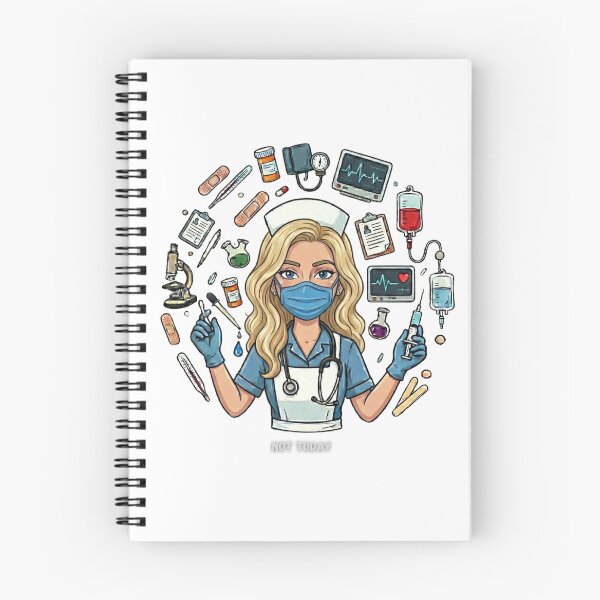 Artikelvorschau, Nicht heute (Krankenschwester). entworfen und verkauft von Nurse Eve.