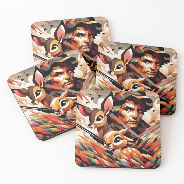 Item preview, 'Bambi: A Life in the Woods' – Modernist Literary Illustration (Public Domain Novel Art) designed and sold by DiamondSkyShirt.