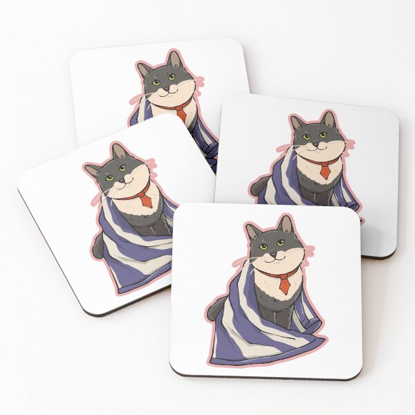 Item preview, Business Cat Wrapped in Blanket Illustration designed and sold by jinmkh.