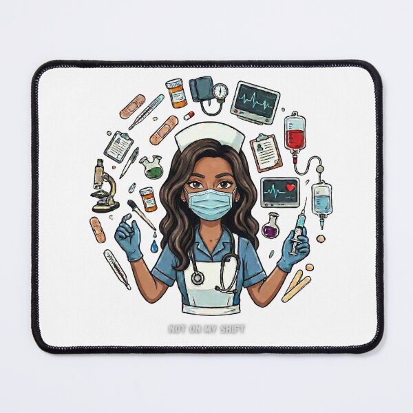 Item preview, Not on my shift (Nurse) designed and sold by Nurse Eve.