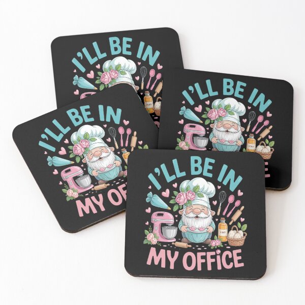 Item preview, I'll Be In My Office Baking Room Gnome Baker Cookie designed and sold by gandebro.