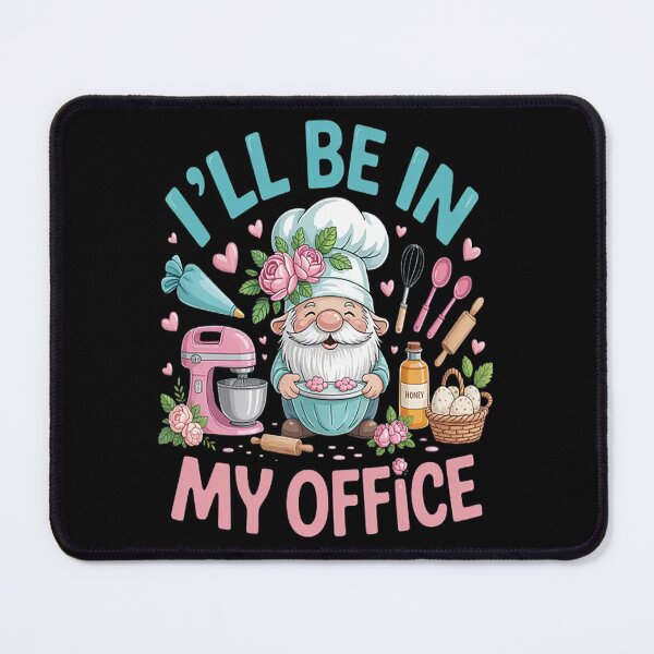 Item preview, I'll Be In My Office Baking Room Gnome Baker Cookie designed and sold by gandebro.