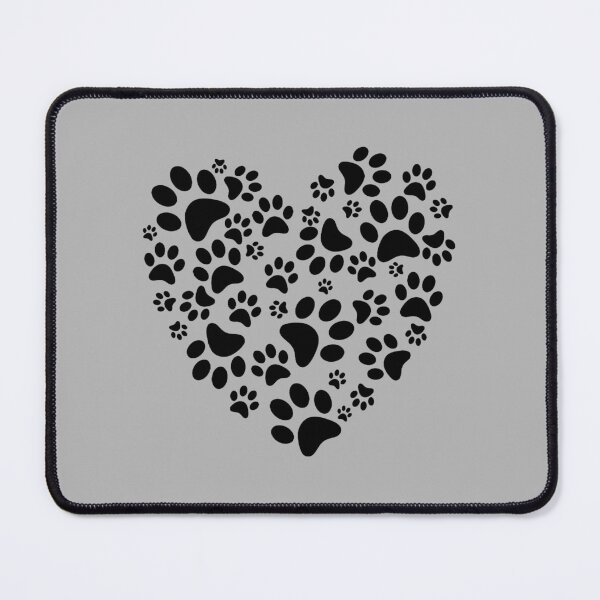 Item preview, Cute Pet Dog Cat Animal Lover Paw Print Heart  designed and sold by Artycom.