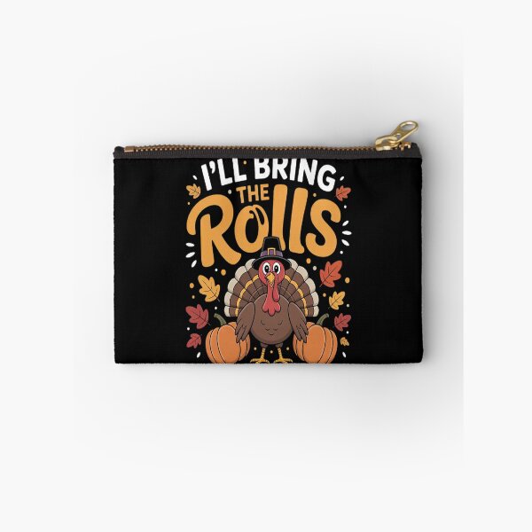Item preview, I'll Bring The Rolls Thanksgiving Turkey Humor designed and sold by gandebro.