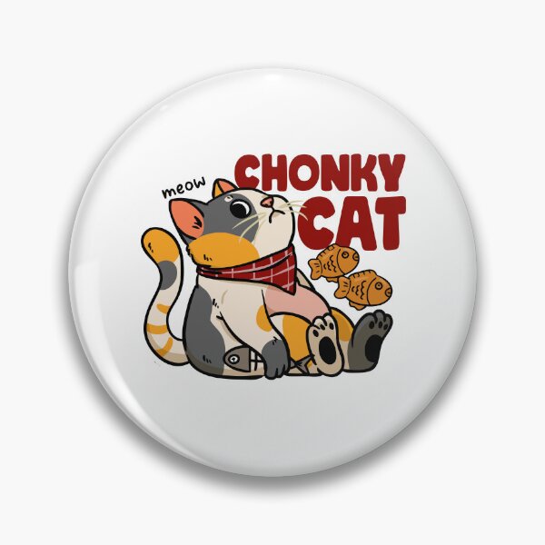 Item preview, Chonky Cat Calico Fish Lover designed and sold by jinmkh.