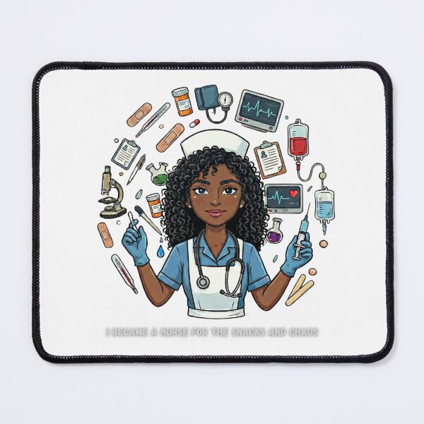 Item preview, I became a nurse for the snacks and chaos designed and sold by Nurse Eve.