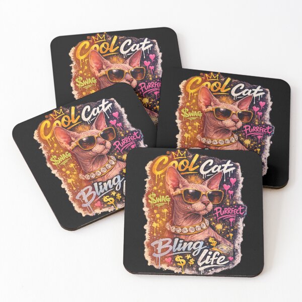 Item preview, Cool cat designed and sold by Daria Akhapkina.