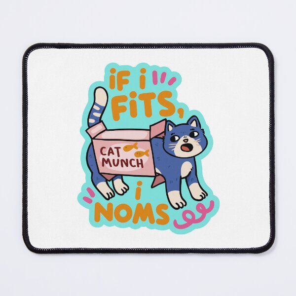 Item preview, If I Fits I Noms Blue Cat Box designed and sold by jinmkh.