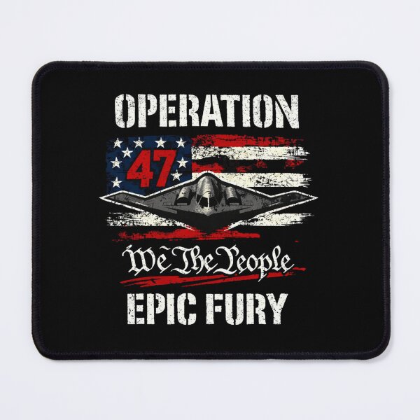 Item preview, Operation Epic Fury, Fictional Military Style Eagle Emblem designed and sold by CLOUDYMOODS.