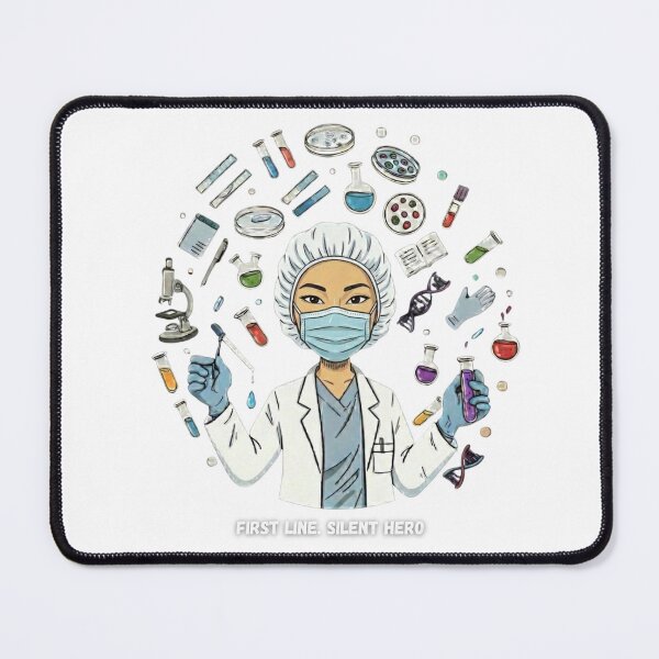 Item preview, First line silent hero (Laboratory Professional) designed and sold by Nurse Eve.