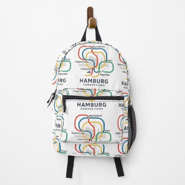 Item preview, Hamburg Connections – Vintage Germany Transit Map Skyline Pride Design designed and sold by Globalcitytees.