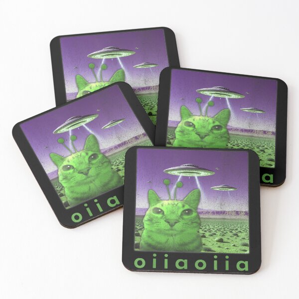 Item preview, Funny Alien Cat Oiia Oiia Meme  designed and sold by DakirooStudio.