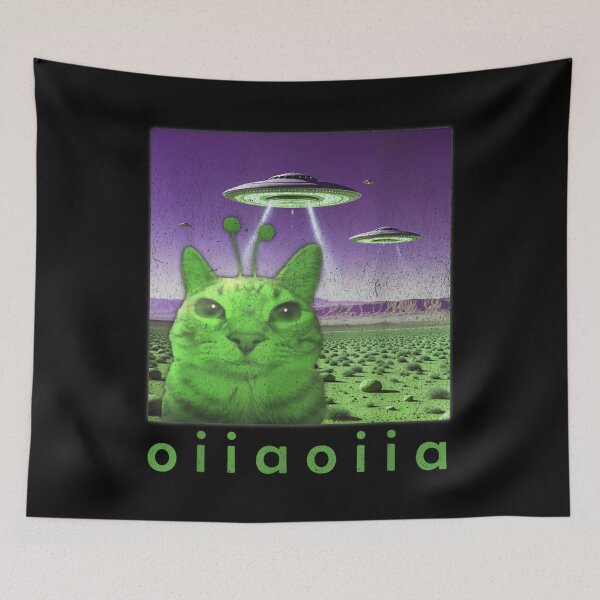 Item preview, Funny Alien Cat Oiia Oiia Meme  designed and sold by DakirooStudio.
