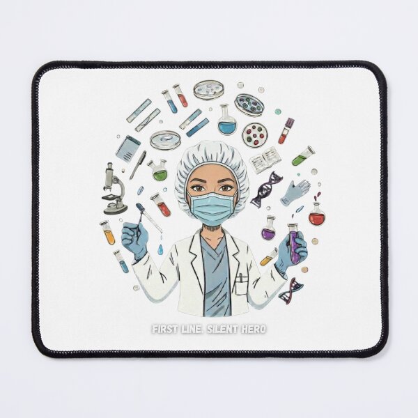 Item preview, First line silent hero (Laboratory Professional) designed and sold by Nurse Eve.