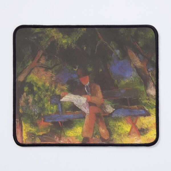 Item preview, Reading man in park designed and sold by SharonTheFirst.