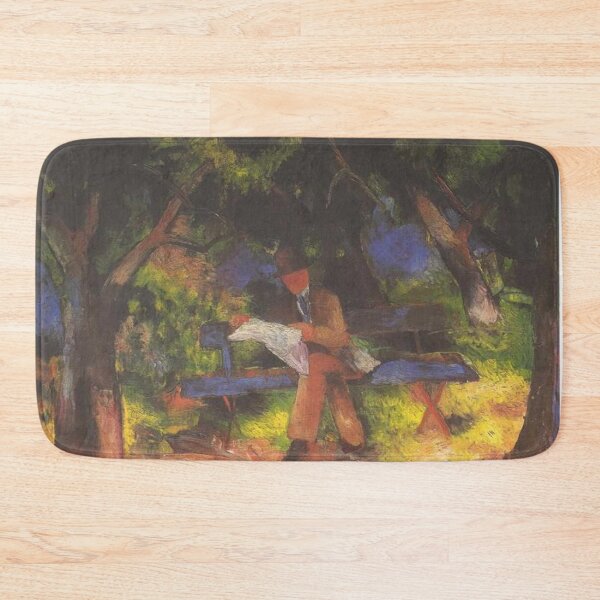 Item preview, Reading man in park designed and sold by SharonTheFirst.