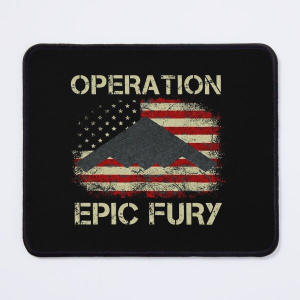 Item preview, Operation Epic Fury, Red White Blue, Patriotic, USA Independence Day designed and sold by CLOUDYMOODS.