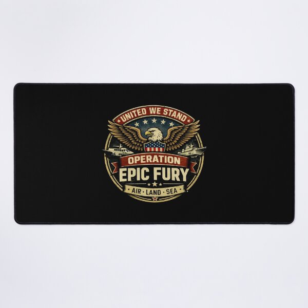 Item preview, Operation Epic Fury, United We Stand, US Navy Military designed and sold by CLOUDYMOODS.