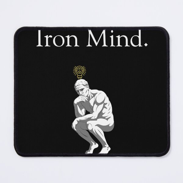 Item preview, Iron Mind Mindset Muscle Gym Design designed and sold by poomfitshirt.
