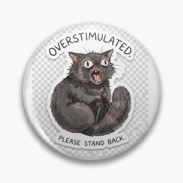 Item preview, Cat chaotic cute animal sticker designed and sold by Aadidonor.
