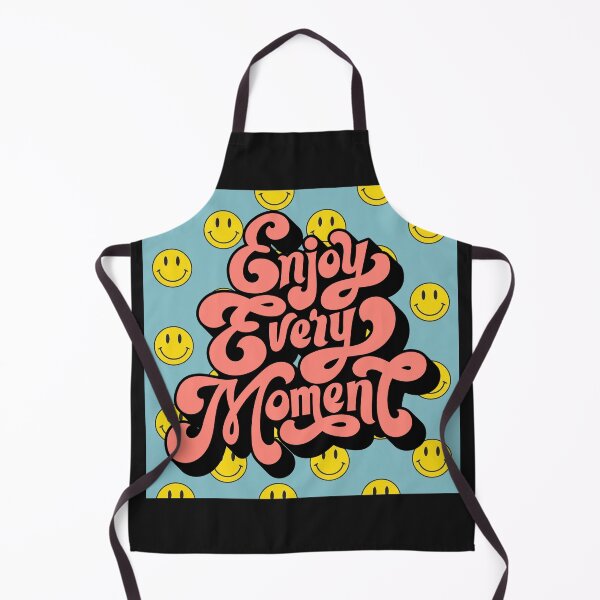 Item preview, Enjoy Every Moment – Happycore Smiley Face & Pink Retro Text designed and sold by cheekylorns.