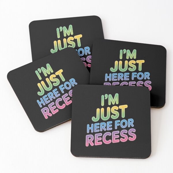 Item preview, I'm Just Here For Recess Back To School Student designed and sold by gandebro.