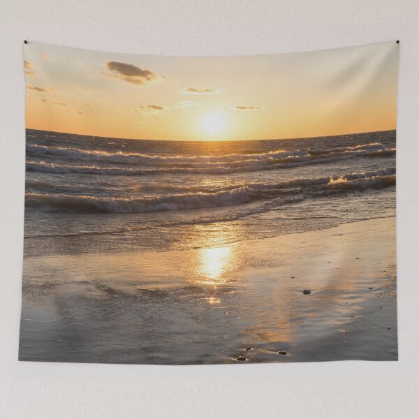 Item preview, Golden Sundowner Time on the Beach designed and sold by Georgia Mizuleva.