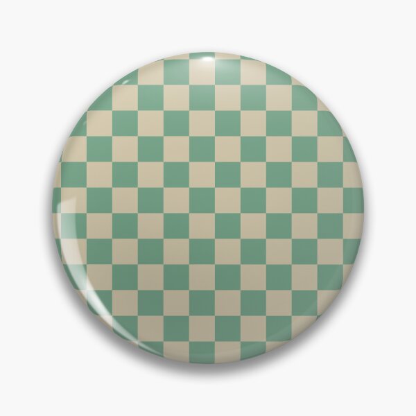 Item preview, Retro Green checkered pattern designed and sold by PatternDesign01.